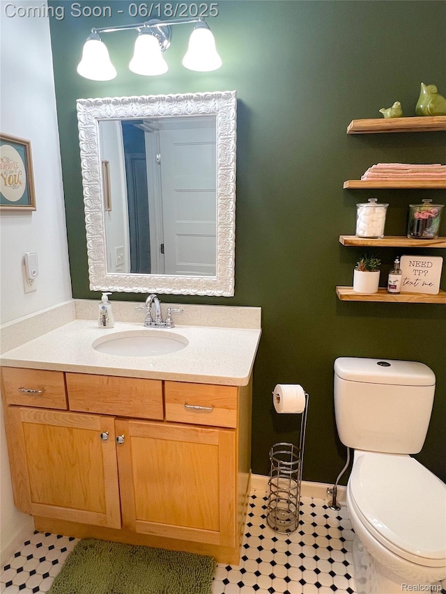 11236 Chyna Run, Davisburg, MI 48350 - bathroom featuring vanity and tile patterned floors
