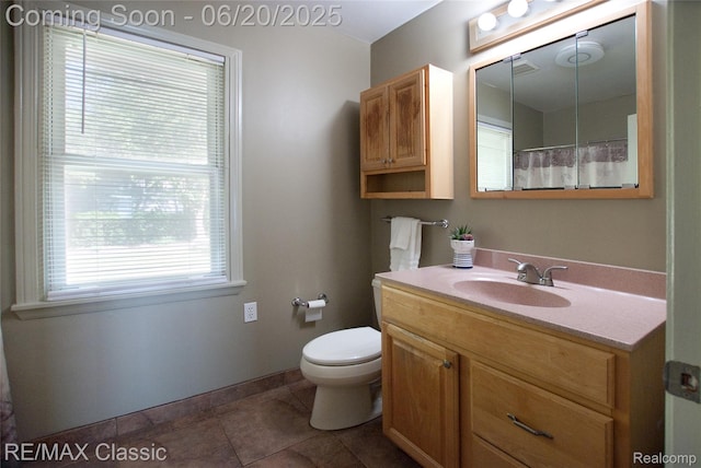 1861 Ladd Rd, Wolverine Lake, MI 48390 - bathroom featuring vanity and tile patterned flooring