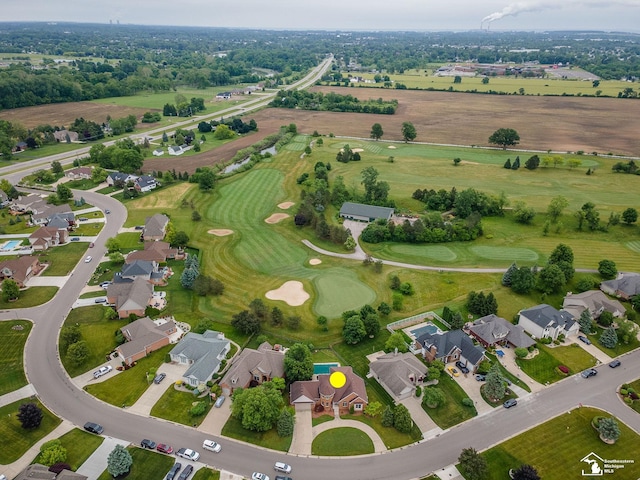 831 Saint James Park Ave, Monroe, MI 48161 - aerial overview of property's location with rural landscape
