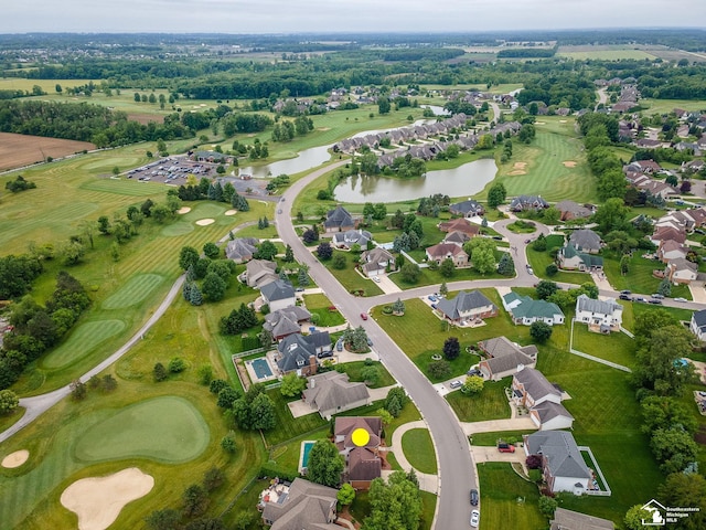 831 Saint James Park Ave, Monroe, MI 48161 - aerial view of residential area featuring a nearby body of water and a golf club