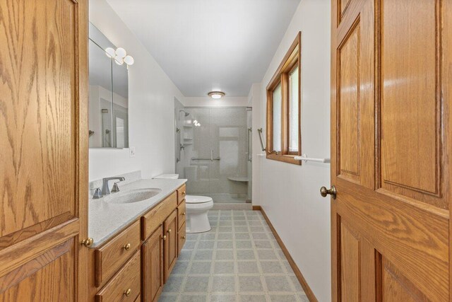 1228 Orchid St, Waterford, MI 48328 - full bath with vanity and a shower stall