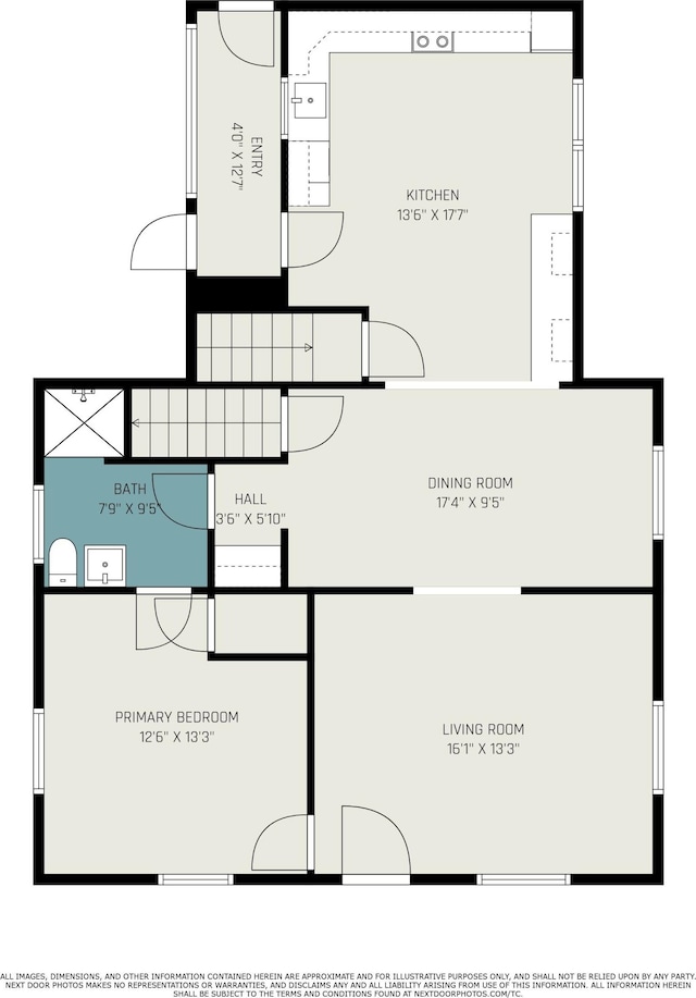 3833 S Baldwin Ave, Fremont, MI 49412 - view of property floor plan