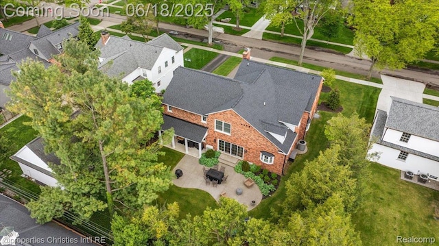 586 Fairfax St, Birmingham, MI 48009 - aerial view