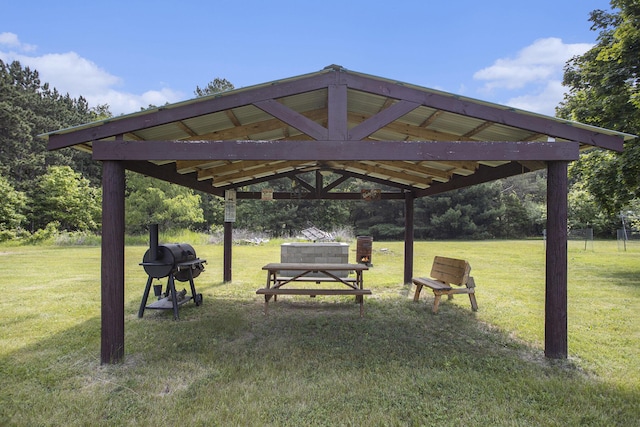 1602 Mccann Rd, Hastings, MI 49058 - view of community with a yard