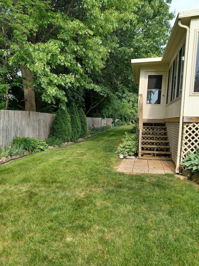 3144 Amsterdam Dr, Clio, MI 48420 - view of yard with stairway