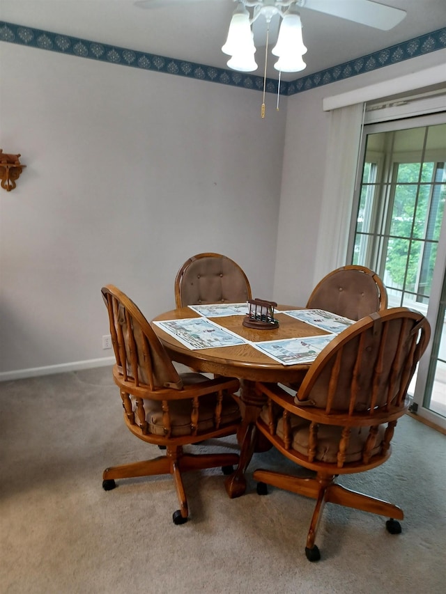 3144 Amsterdam Dr, Clio, MI 48420 - dining room featuring carpet flooring