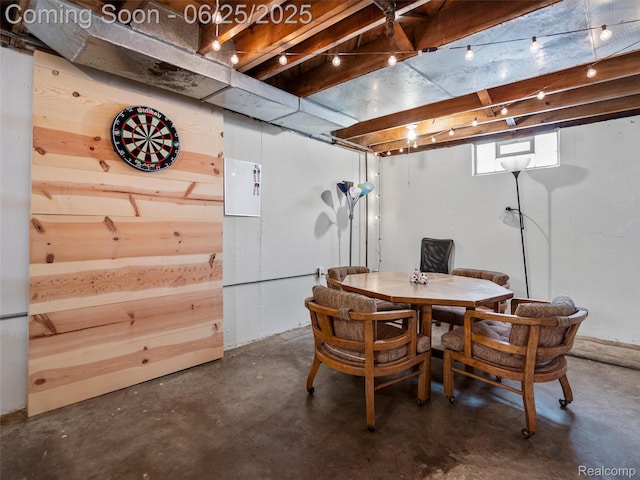 34286 Glover St, Wayne, MI 48184 - dining room with finished concrete floors
