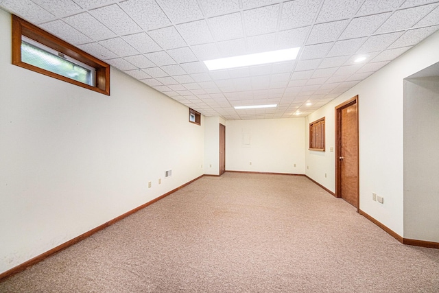 7385 Macomber Ct, Ann Arbor, MI 48103 - finished below grade area with light carpet