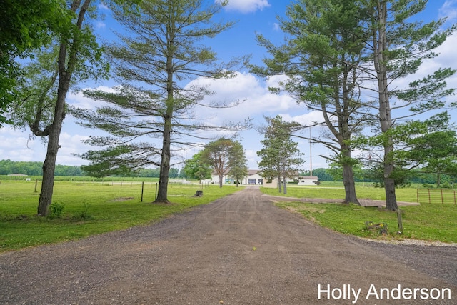 37137 30th St, Paw Paw, MI 49079 - view of dirt / gravel road featuring a view of rural / pastoral area