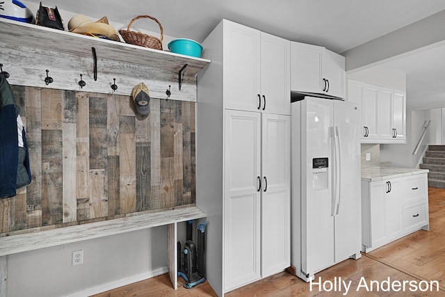 37137 30th St, Paw Paw, MI 49079 - mudroom featuring light wood-style floors