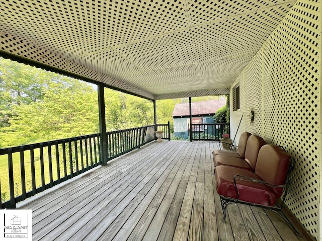 7379 N Irish Rd, Otisville, MI 48463 - view of deck