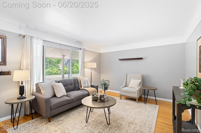 15615 S Midway Ave, Allen Park, MI 48101 - living area with baseboards and wood finished floors