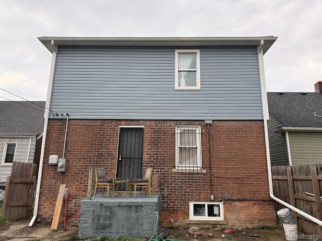 9208 Ward St, Detroit, MI 48228 - back of property featuring brick siding