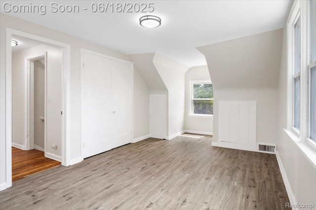 11108 Craft St, Detroit, MI 48224 - bonus room featuring wood finished floors and vaulted ceiling