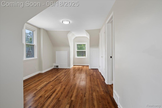 11108 Craft St, Detroit, MI 48224 - additional living space featuring wood finished floors and lofted ceiling