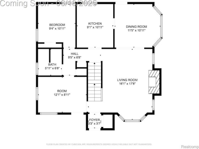 11108 Craft St, Detroit, MI 48224 - view of home floor plan