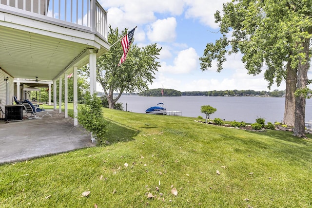 11786 E Sauk Trl, Jerome, MI 49249 - view of grassy yard with a water view