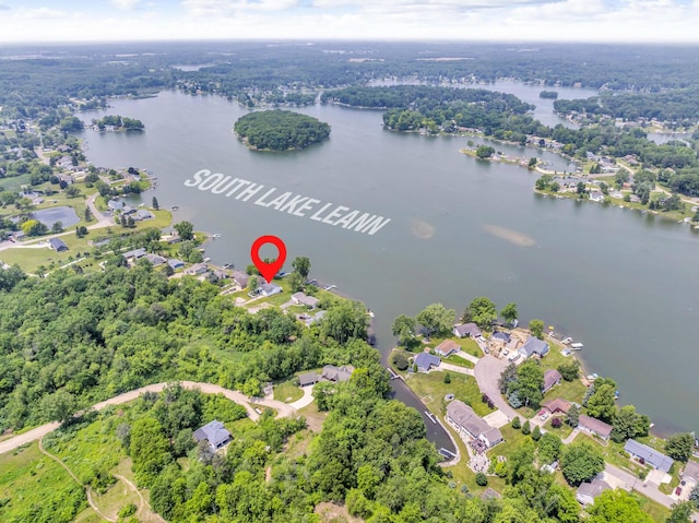 11786 E Sauk Trl, Jerome, MI 49249 - view of property location with a large body of water and nearby suburban area