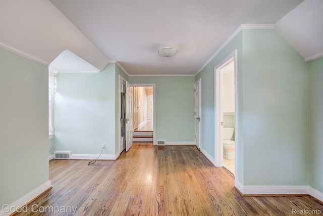 20 Oxford Blvd, Pleasant Ridge, MI 48069 - hall with wood finished floors and ornamental molding
