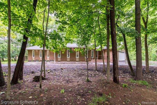 23415 Beech Rd, Southfield, MI 48033 - view of front of property with covered porch