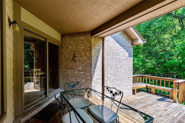 6760 Oyster Cv, West Bloomfield, MI 48323 - view of wooden terrace
