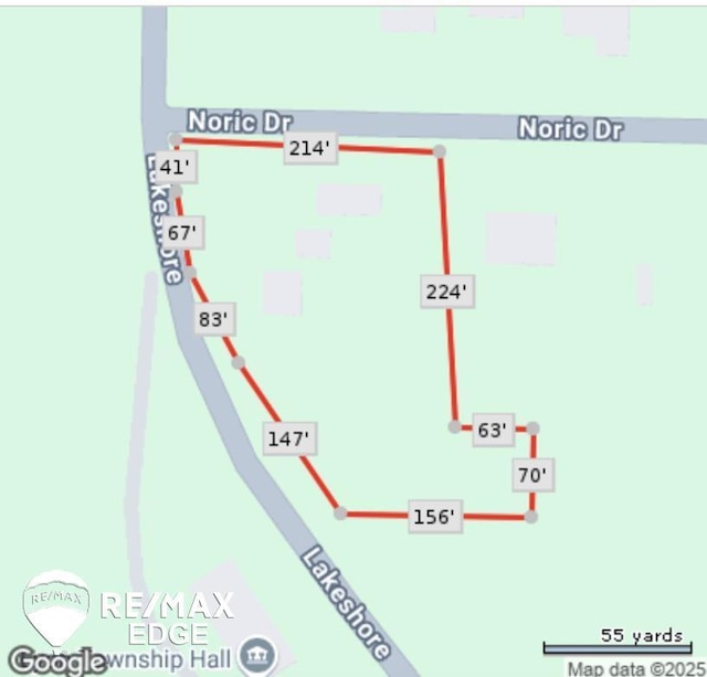 449 Noric Dr, Roscommon, MI 48653 - map / location of property area