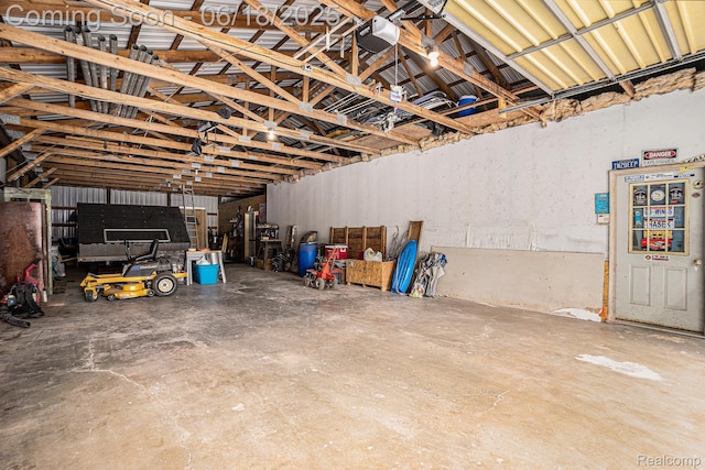 44988 52nd St, Lawrence, MI 49064 - garage featuring a garage door opener