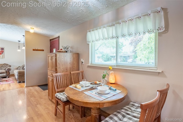 8311 Gulley St, Taylor, MI 48180 - dining space with a textured ceiling and light wood-type flooring