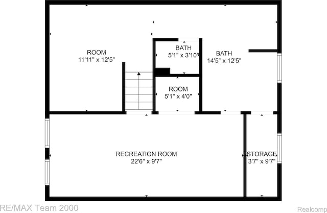 22902 Olmstead St, Dearborn, MI 48124 - view of floor plan / room layout