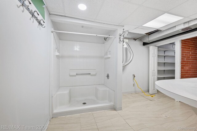 22902 Olmstead St, Dearborn, MI 48124 - full bath featuring a shower and baseboards