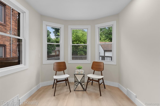 14638 Greenview Rd, Detroit, MI 48223 - sitting room featuring healthy amount of natural light and light wood-type flooring