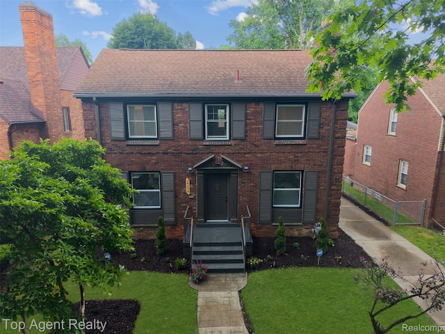 14638 Greenview Rd, Detroit, MI 48223 - view of front facade featuring brick siding and roof with shingles