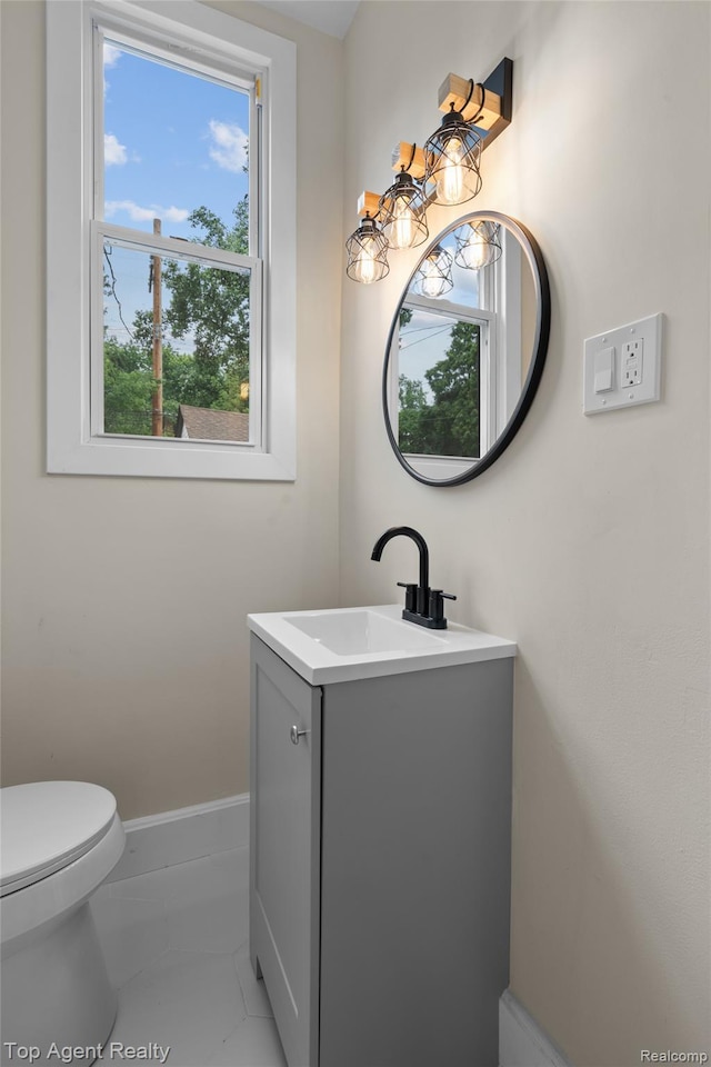 14638 Greenview Rd, Detroit, MI 48223 - half bathroom featuring vanity and toilet