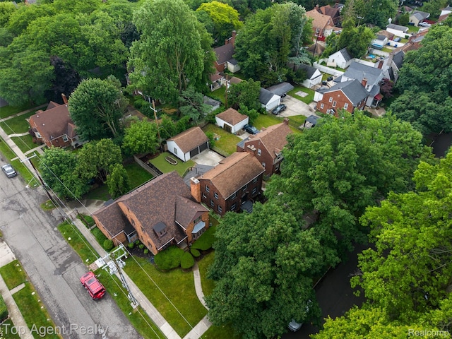 14638 Greenview Rd, Detroit, MI 48223 - aerial overview of property's location with nearby suburban area