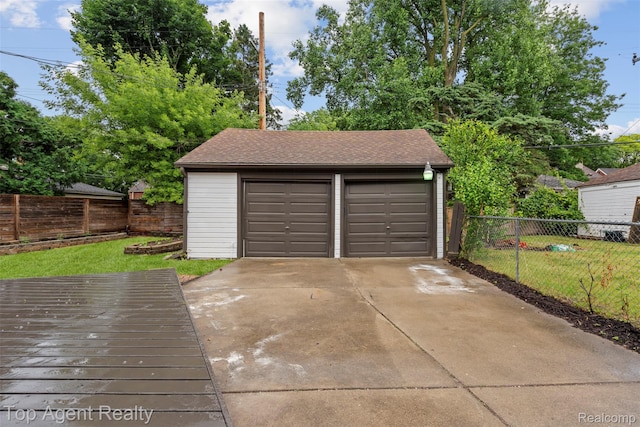 14638 Greenview Rd, Detroit, MI 48223 - view of detached garage