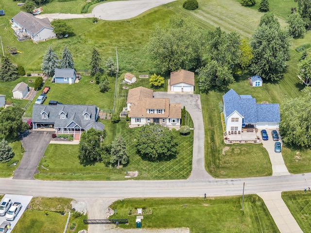 8856 Kingsley Dr, Onsted, MI 49265 - aerial view of property and surrounding area featuring nearby suburban area