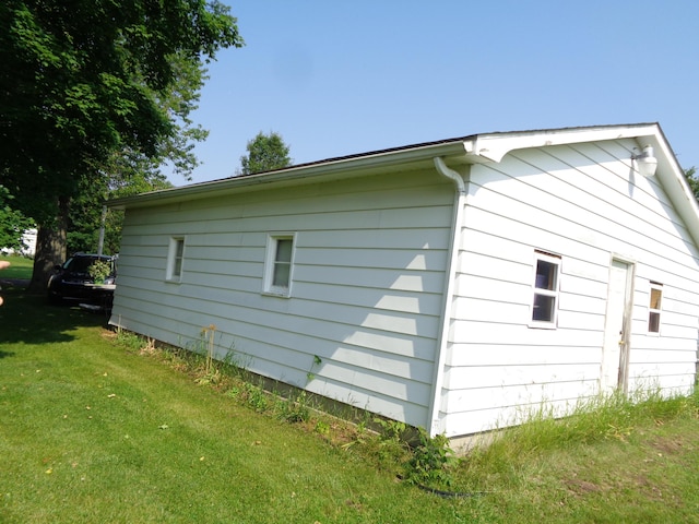 205 Prentiss St, Allen, MI 49227 - view of property exterior with a lawn