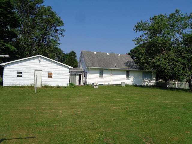 205 Prentiss St, Allen, MI 49227 - rear view of house