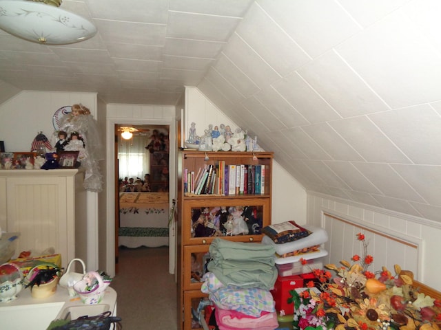 205 Prentiss St, Allen, MI 49227 - additional living space with vaulted ceiling