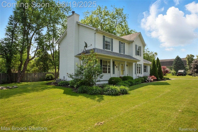 7950 Sandmar Ln, Davisburg, MI 48350 - view of front of property featuring a chimney