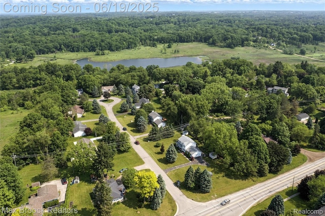7950 Sandmar Ln, Davisburg, MI 48350 - aerial view of a large body of water