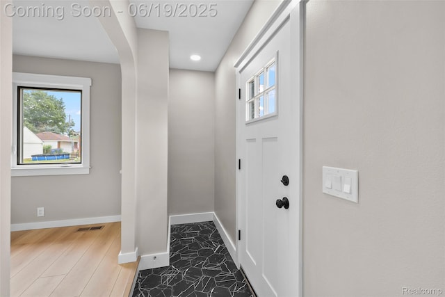 8171 Marian St, Warren, MI 48093 - doorway featuring baseboards and recessed lighting