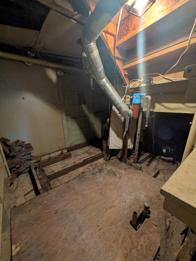 4989 W Jordan Rd, Weidman, MI 48893 - view of unfinished below grade area