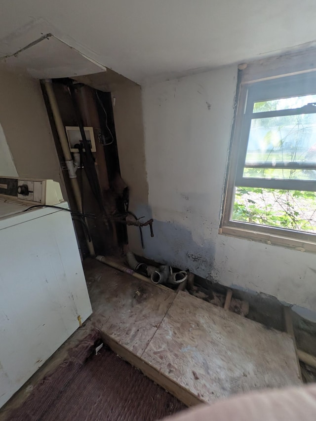 4989 W Jordan Rd, Weidman, MI 48893 - basement with washer / dryer