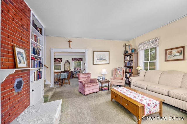 7115 Bronson St SE, Ada, MI 49301 - view of carpeted living room
