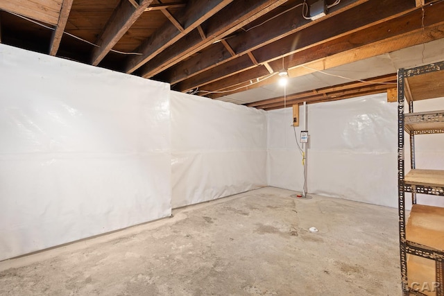 203 S Main St, Onsted, MI 49265 - view of unfinished basement