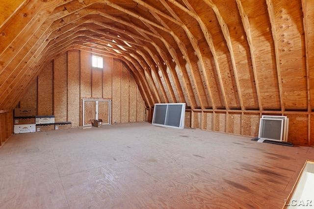 203 S Main St, Onsted, MI 49265 - view of unfinished attic