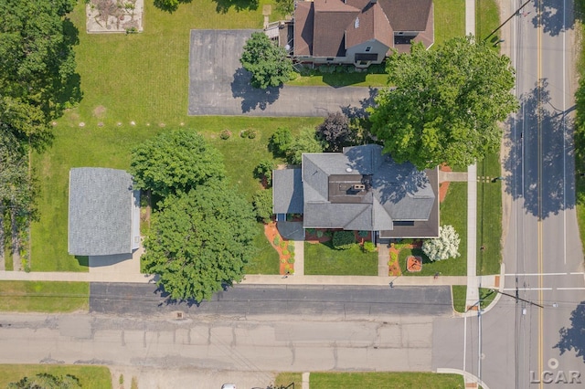 203 S Main St, Onsted, MI 49265 - aerial perspective of suburban area