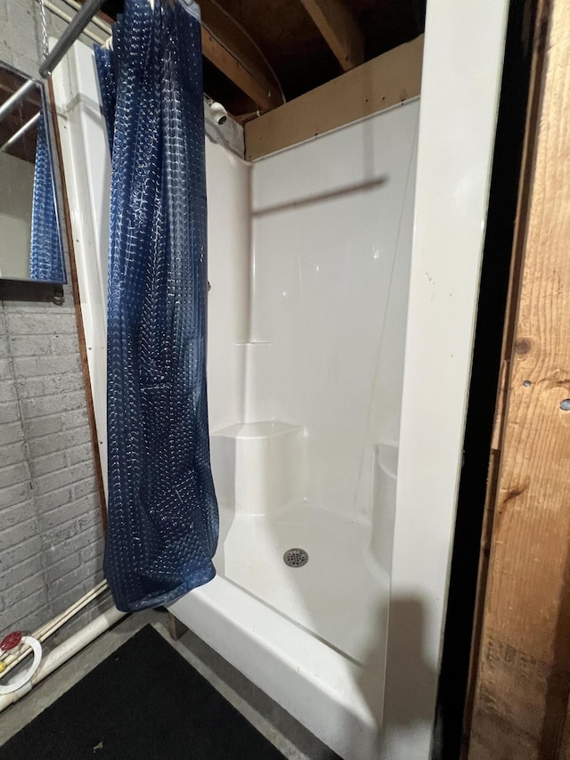 7428 Ansley Ln, Hillsdale, MI 49242 - full bathroom with a stall shower