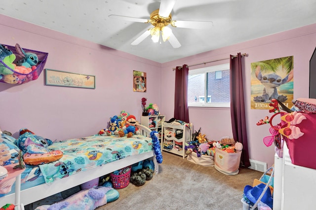 29206 Guy St, Southfield, MI 48076 - carpeted bedroom featuring ceiling fan